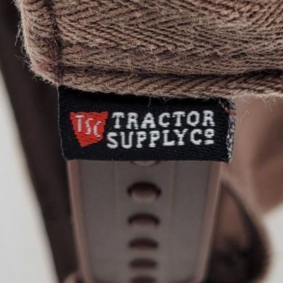 Tractor Supply Co Men's Embroidered Script Logo Cap Hat Tan OS - Picture 7 of 9